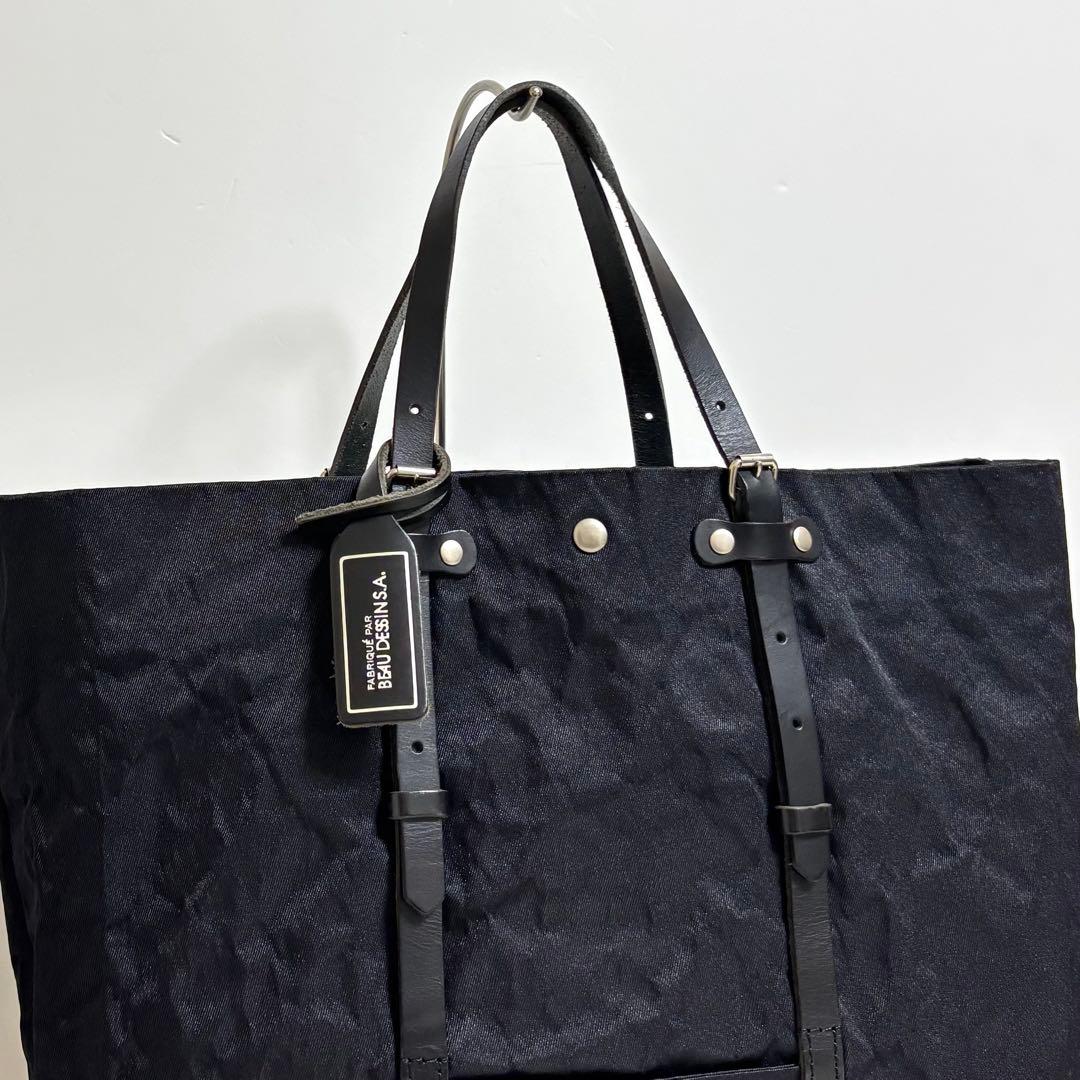 【美品】 ボーデッサン アルミボンディング トートバッグ (L)