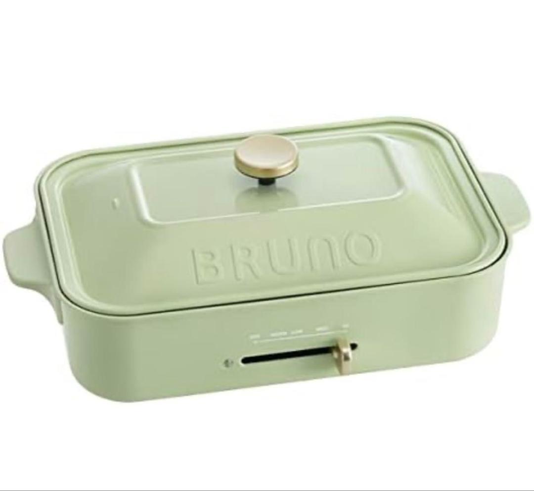 BRUNO　コンパクトホットプレート　BOE021　専用セラミックコート鍋セット