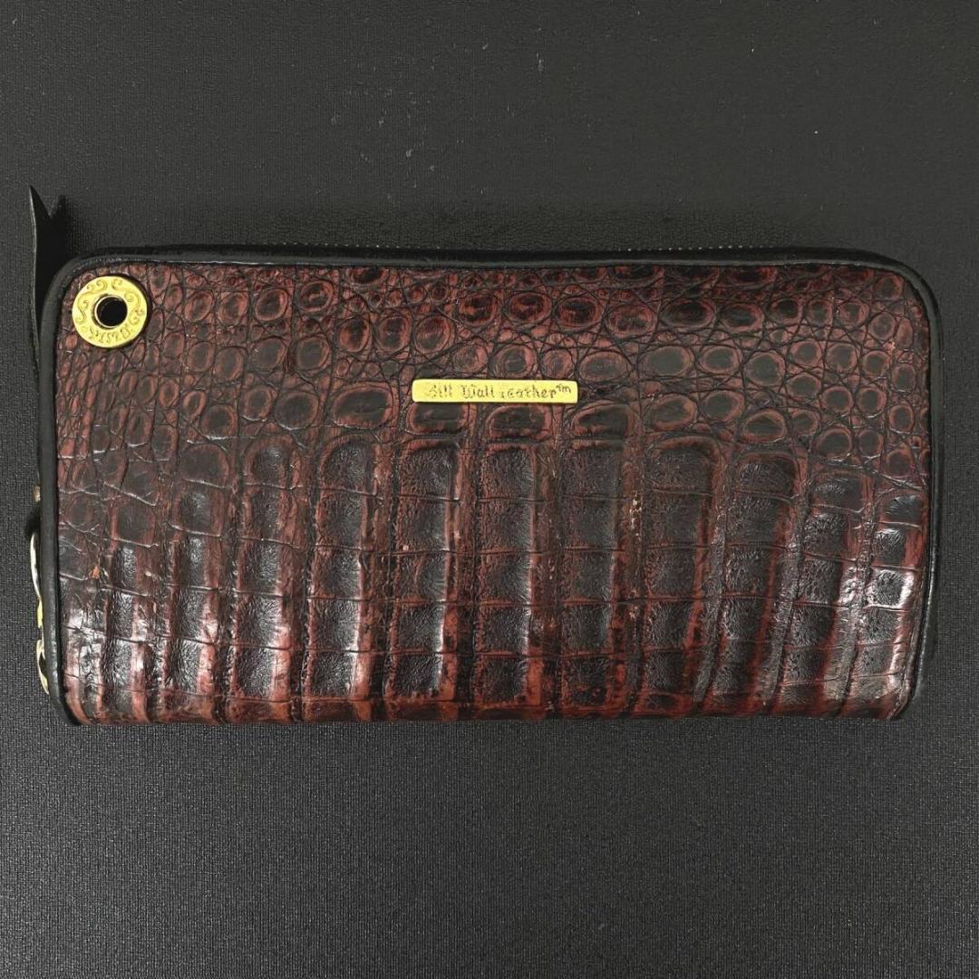 Bill Wall Leather ゴールド カスタム アリゲーター ウォレット