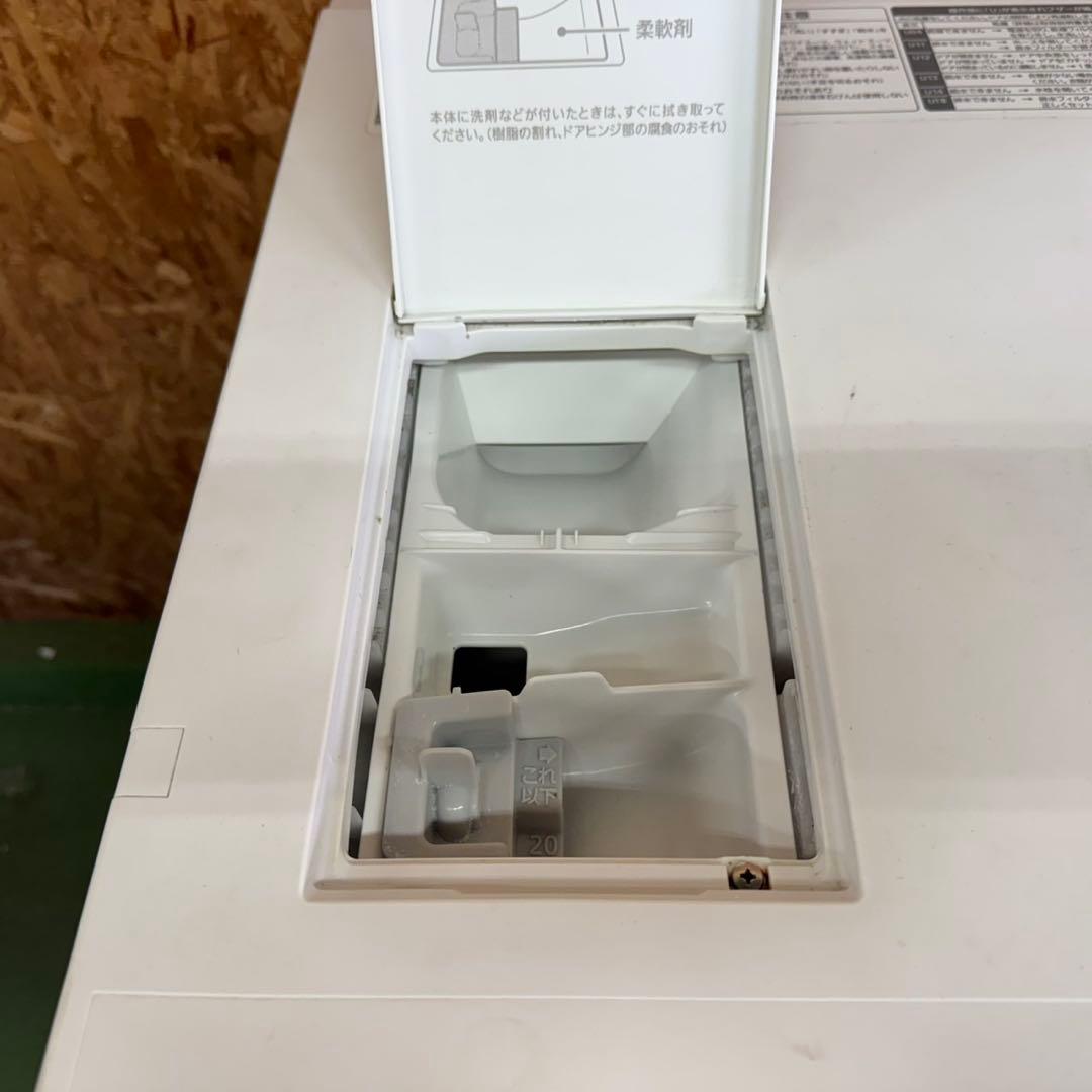 287★2017年製★パナソニック　ドラム式洗濯機　7KG 熱乾燥　キューブル