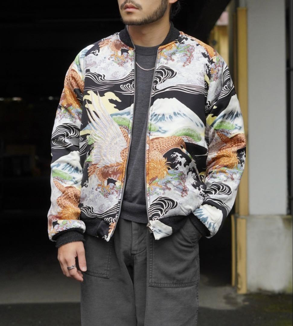 別珍　スカジャン　テーラー　東洋　GOLD 15551 港商　ゴールド　別珍