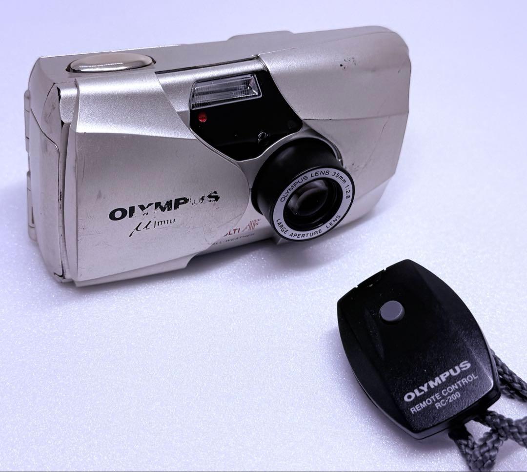 OLYMPUS μ Ⅱ F2.8 35mm リモコン付 動作確認済