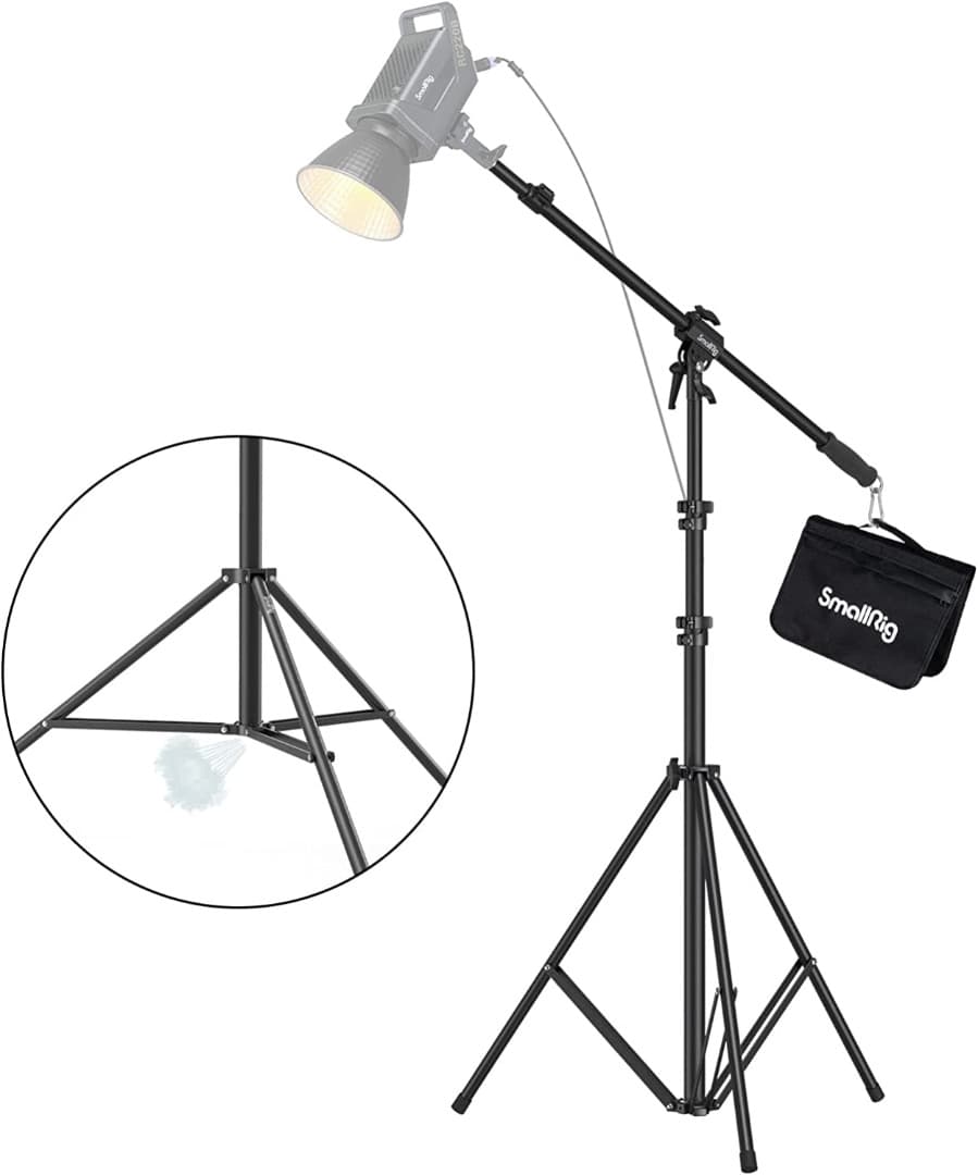 SmallRig RA-S280A ライトスタンド 撮影 ブームアーム付き