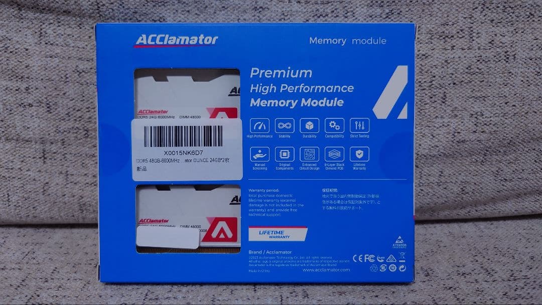 ACClamator DDR5 6000mhz CL38 48GB(24×2)