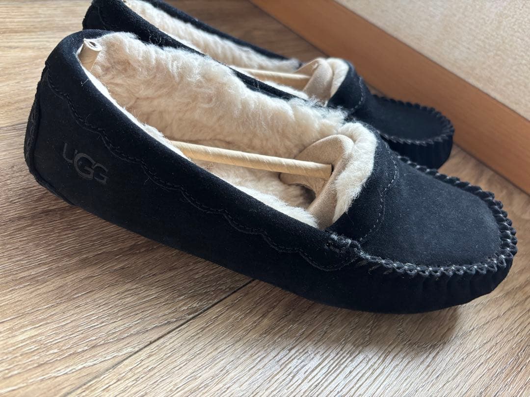 即日発送♡UGG モカシン　スカラップ　アンスレー　黒