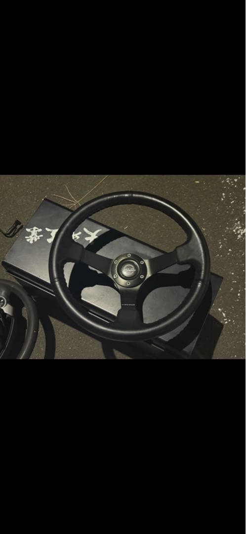 手わたし東京 NRGステアリング 黒 クイックリリース付き 傷マジで0に近しい