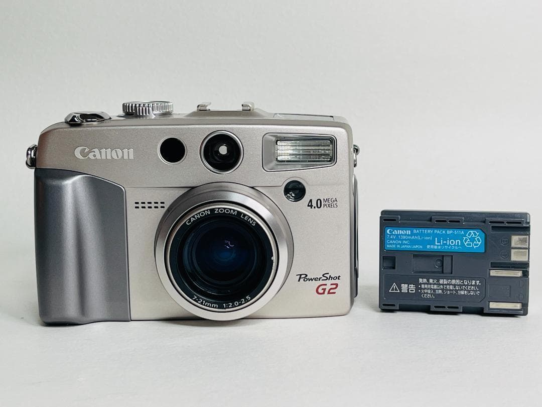 【美品 返品保証】 CANON キャノン PowerShot G2 コンデジ