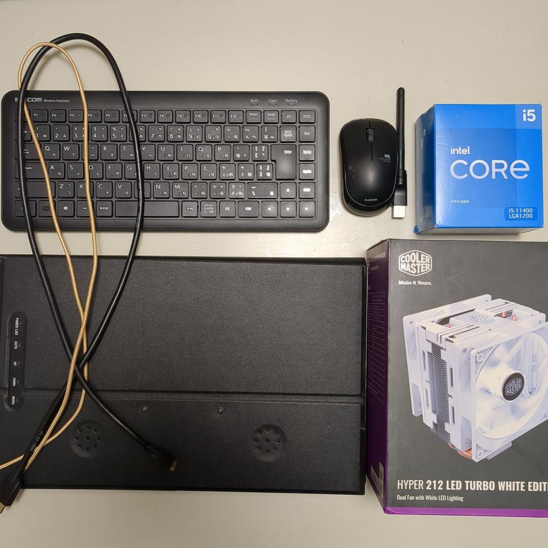 中古デスクトップパソコン i5−11400 b560m　色々セット売り