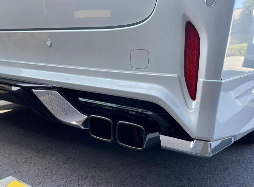 アルファード40 マフラーカッター　モデリスタによく合う　ダブルヘッド　スクエア