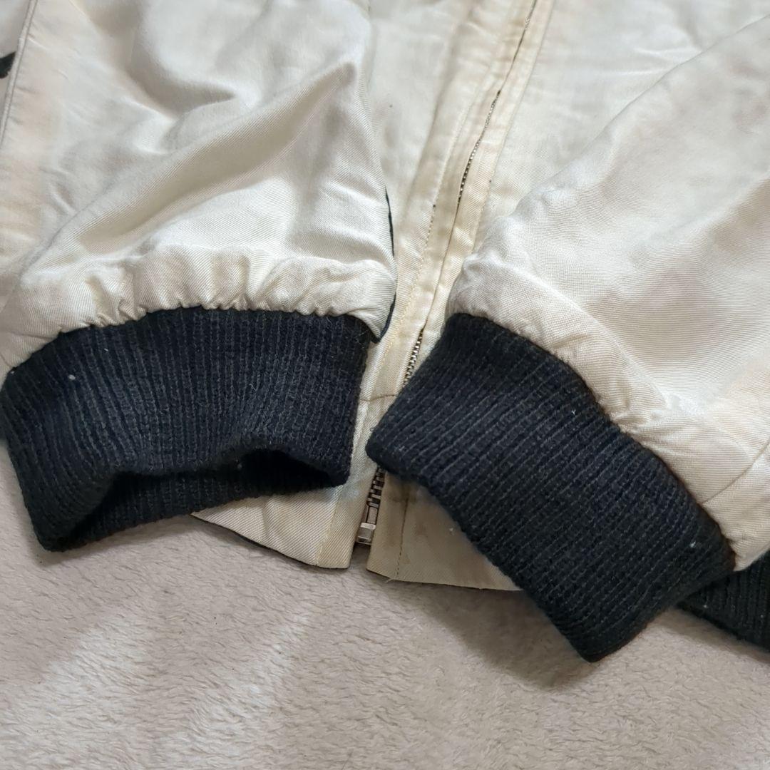 テーラー東洋 スカジャン リバーシブル 希少 ブラックタイガー ドラゴン M