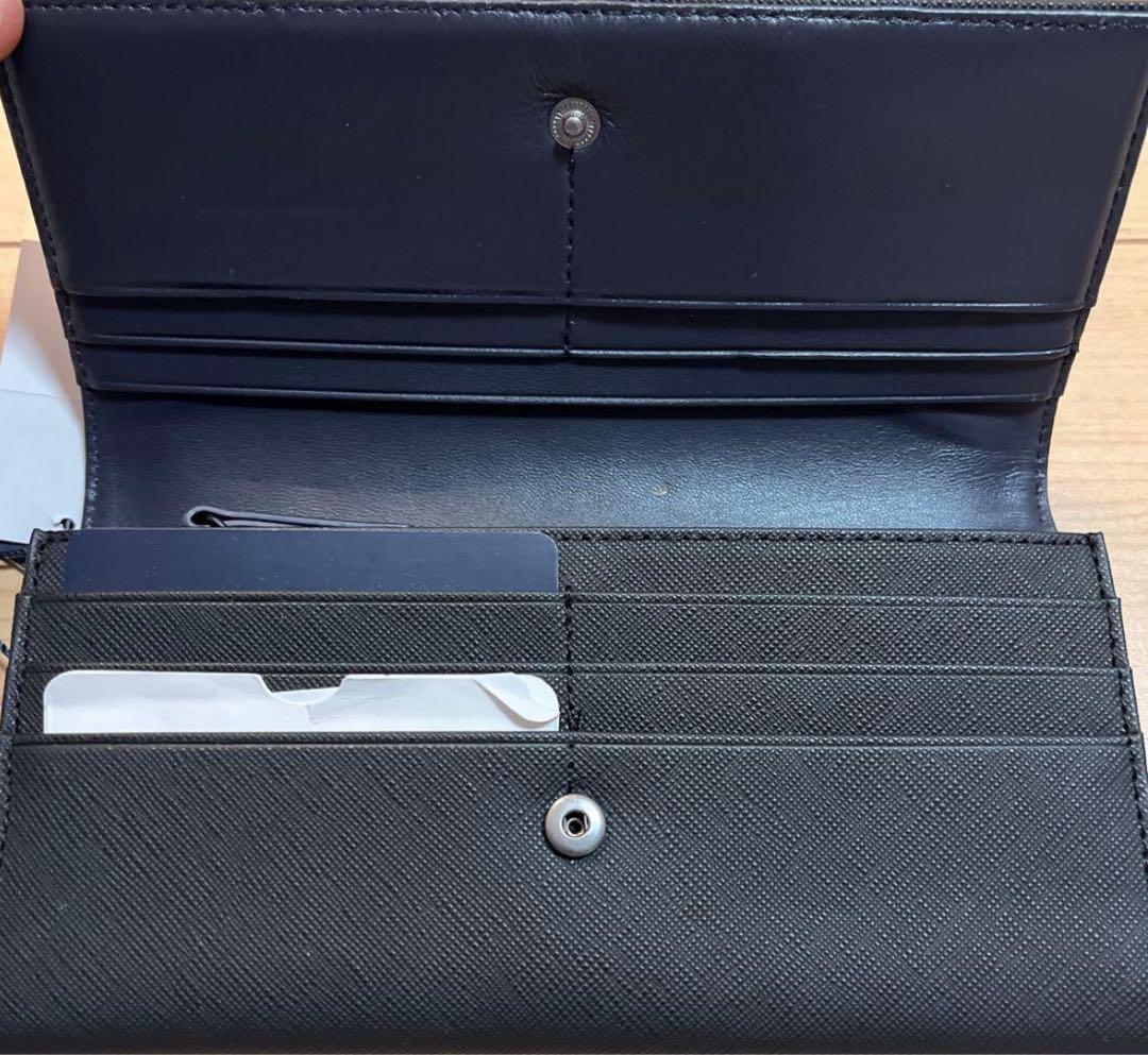   メンズ　長財布　ブラック