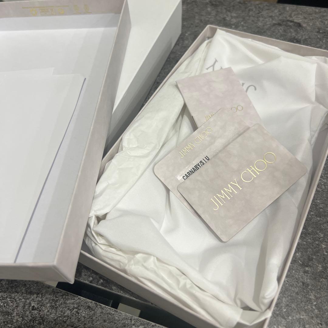 即発送！JIMMY CHOO CARNABY/S ブラック 長財布