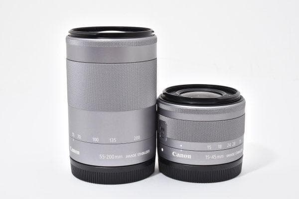 【美品】キャノン Canon EOS KissM ダブルズームキット SDカード