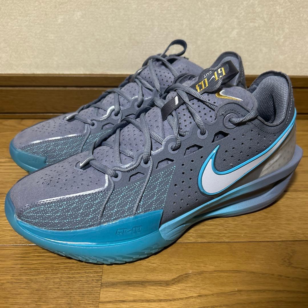 Nike G.T. Cut 3バスケットボールシューズ グレー/ブルー