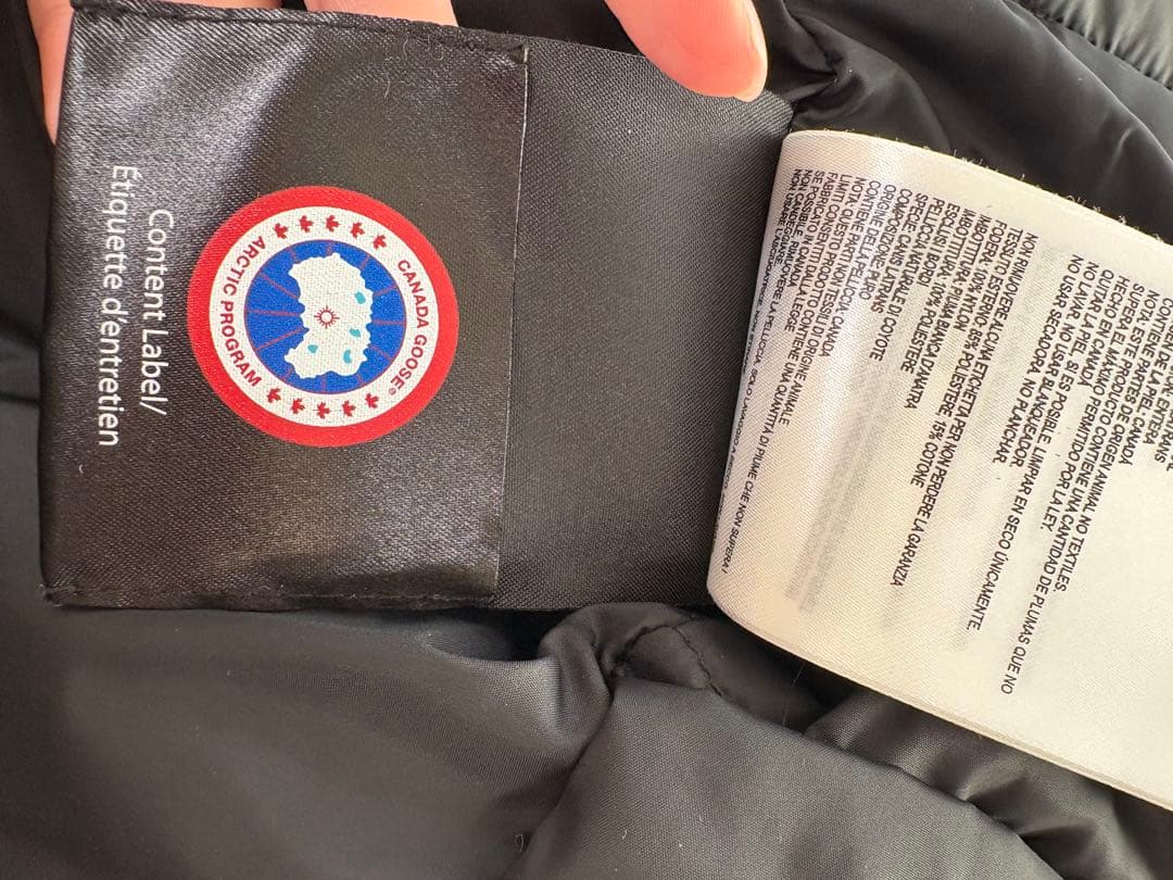 カナダグース ブロンテ ブラックSサイズ