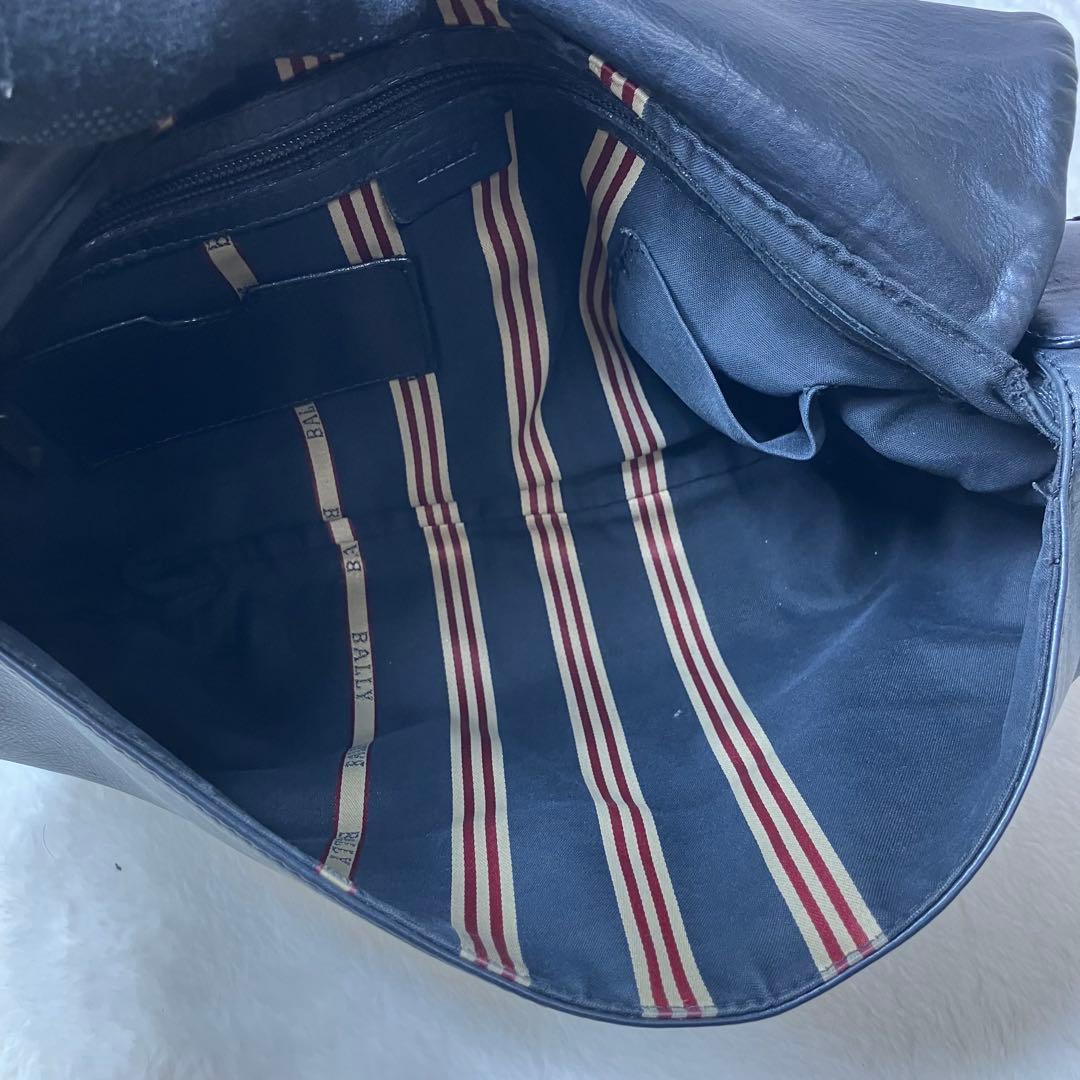 バリー トレインスポッティング 本革 レザー メッセンジャーバッグ ブラック