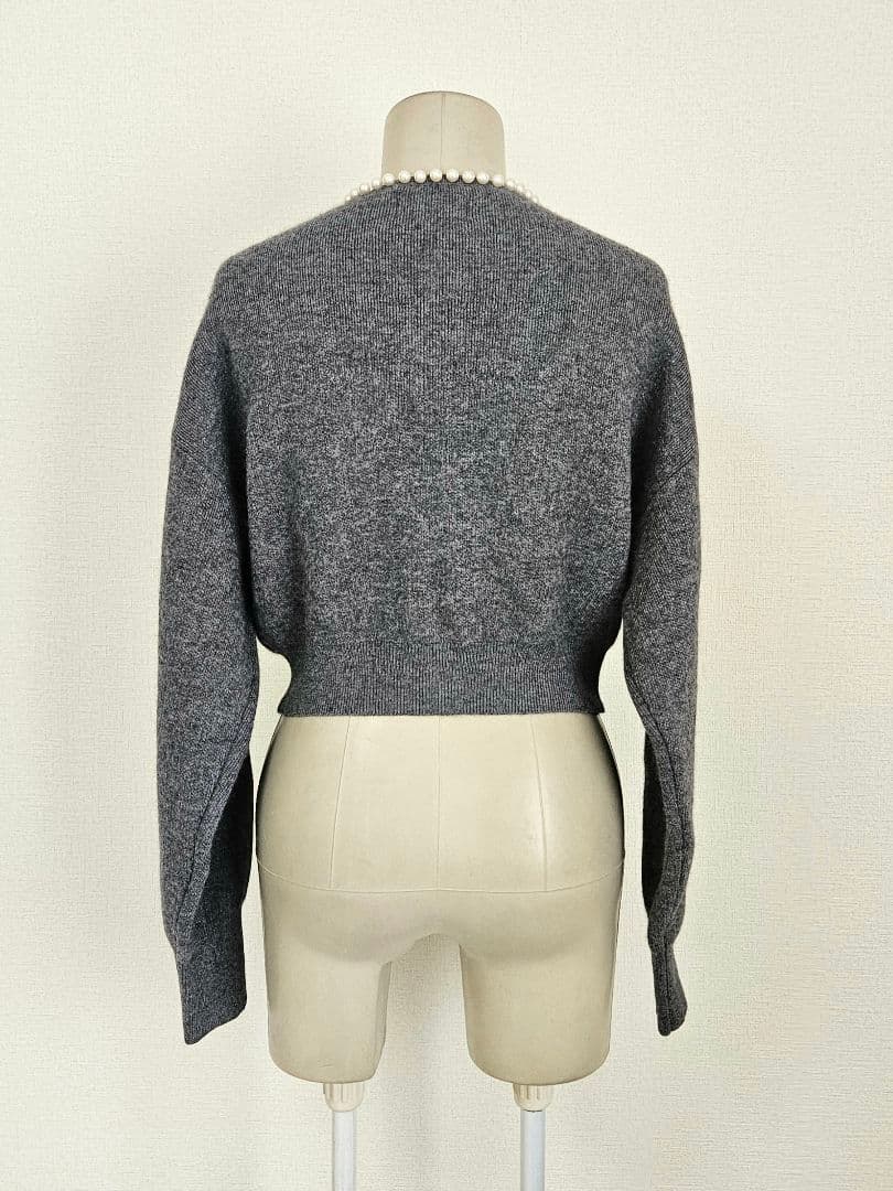 スローブイエナ　パールニットカーデ