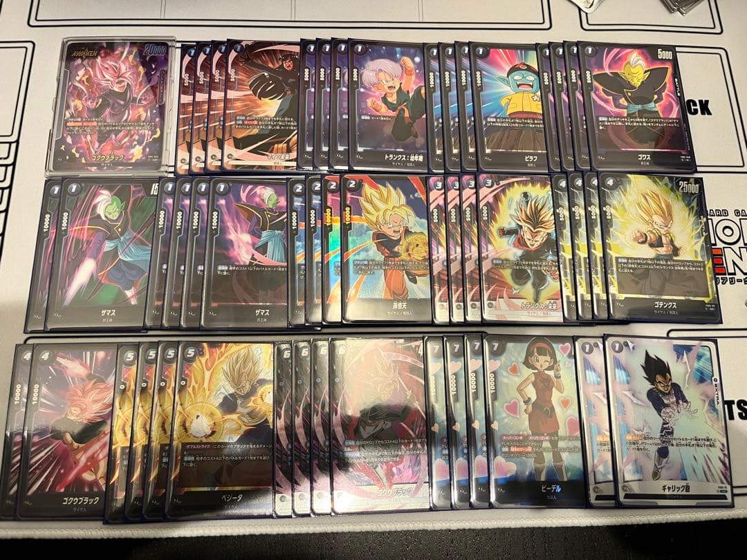 フュージョンワールド　ゴクウブラック　構築済みデッキ　ほぼ全部パラレル