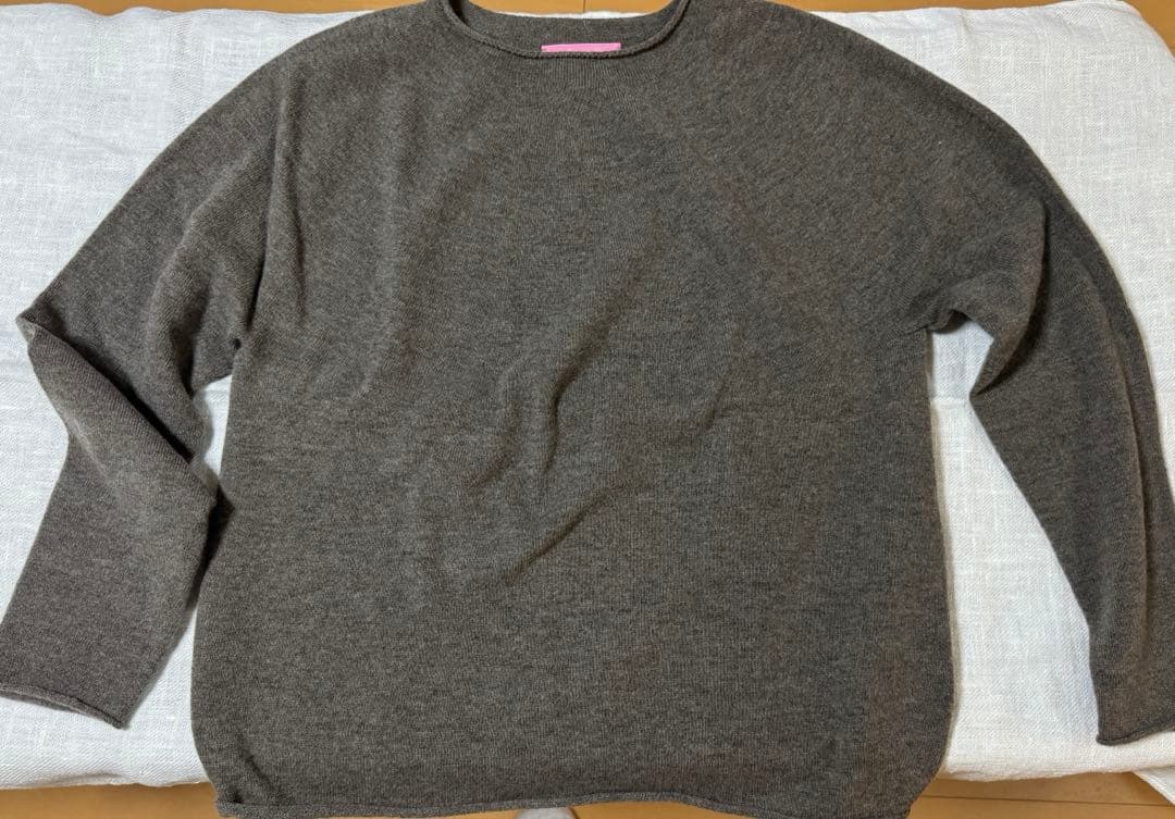 フーコ　ラムズウールニット　チャコール