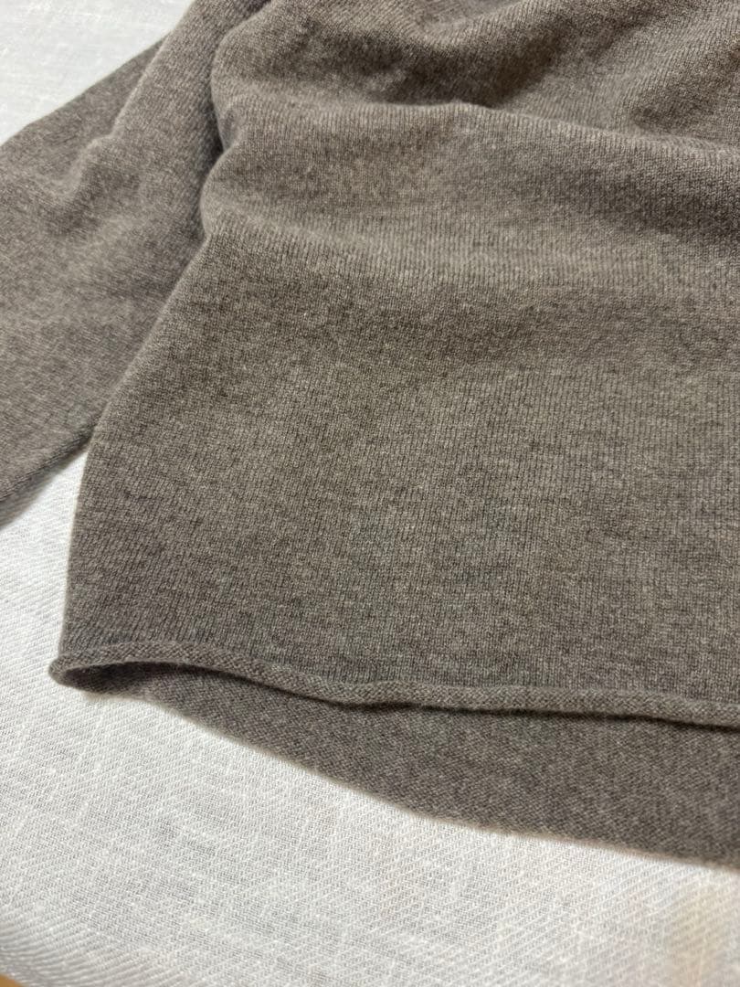 フーコ　ラムズウールニット　チャコール