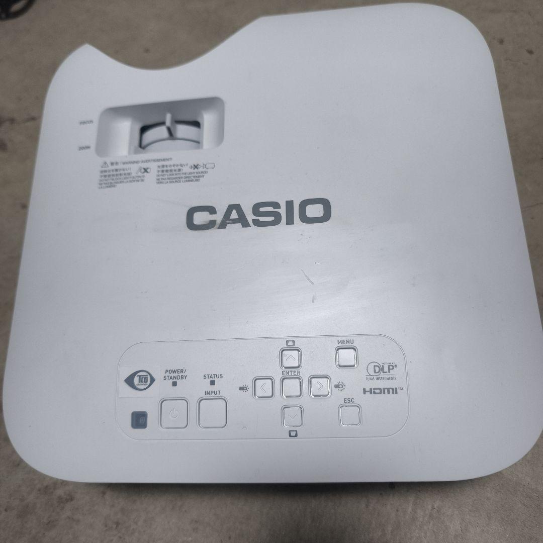 CASIO データプロジェクター XJ-F211WN 電源コード リモコン