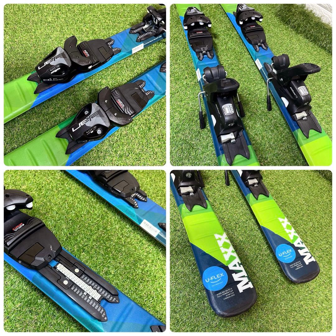 elan ジュニア 110cm スキー板 ストック付き カービング 初心者中級者