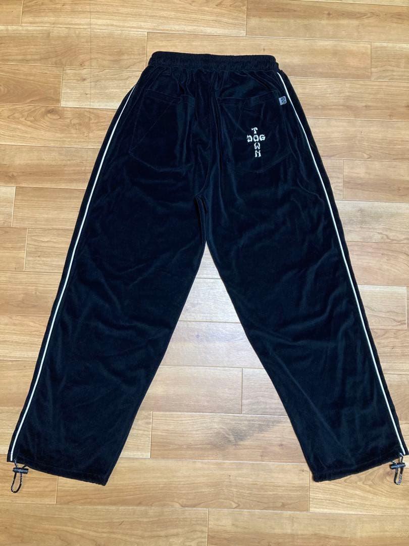 00s dog town XL ベロア セットアップ 刺繍ロゴ ドッグタウン