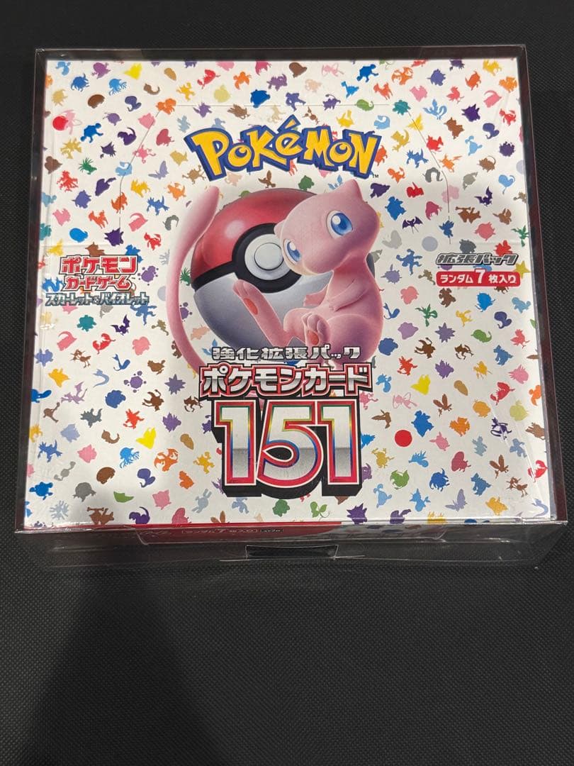 151 シュリンク付き box 新品未開封　ポケモンカードゲーム　即日発送