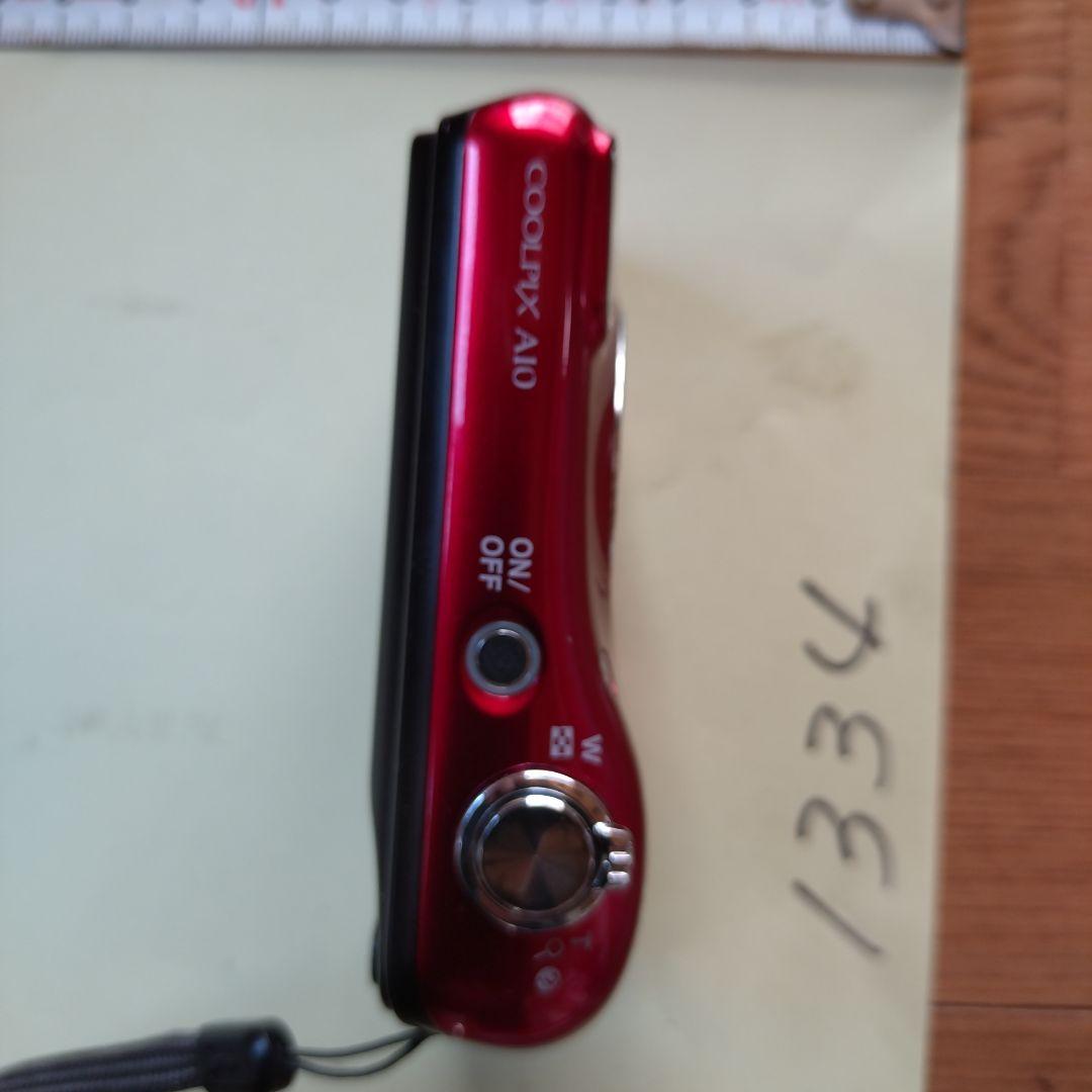 No.1334 Nikon COOLPIX 赤黒 コンパクトデジタルカメラ