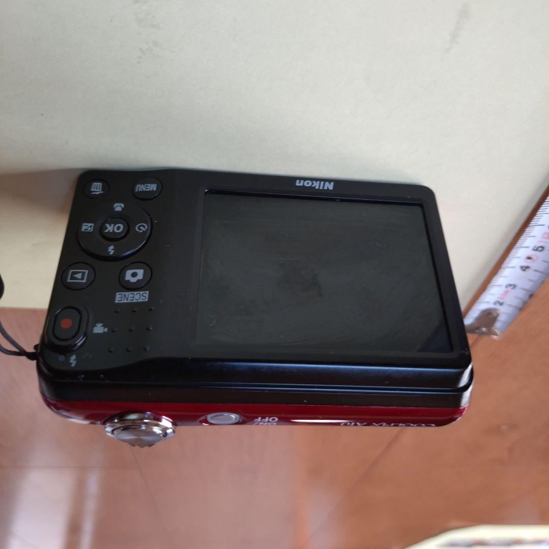 No.1334 Nikon COOLPIX 赤黒 コンパクトデジタルカメラ