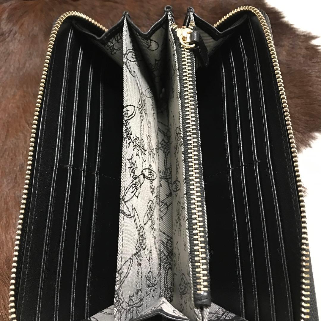 ブランド古着！Vivienne Westwood 本革 ロングジップウォレット