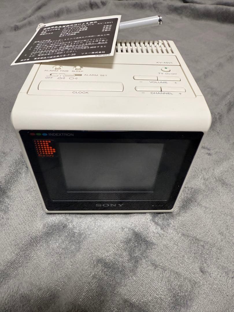 SONY インテックスストロンカラーテレビ KV-4SV1 箱付き美品