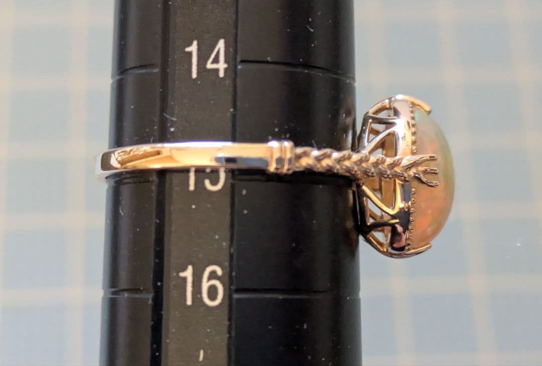 K10刻印　オパール　リング　15号