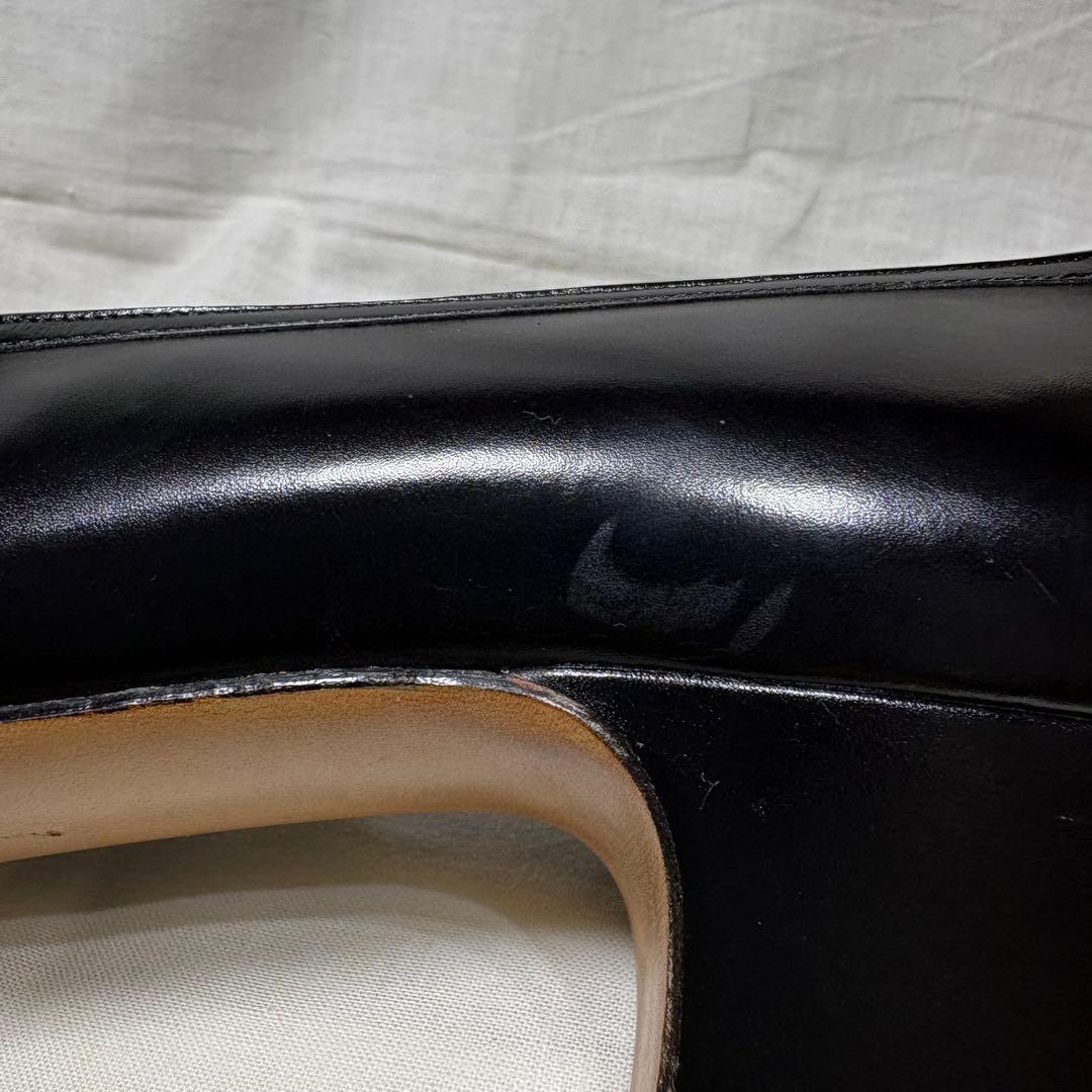 フェラガモ 黒パンプス　約24cm ビンテージ　未使用自宅保管品