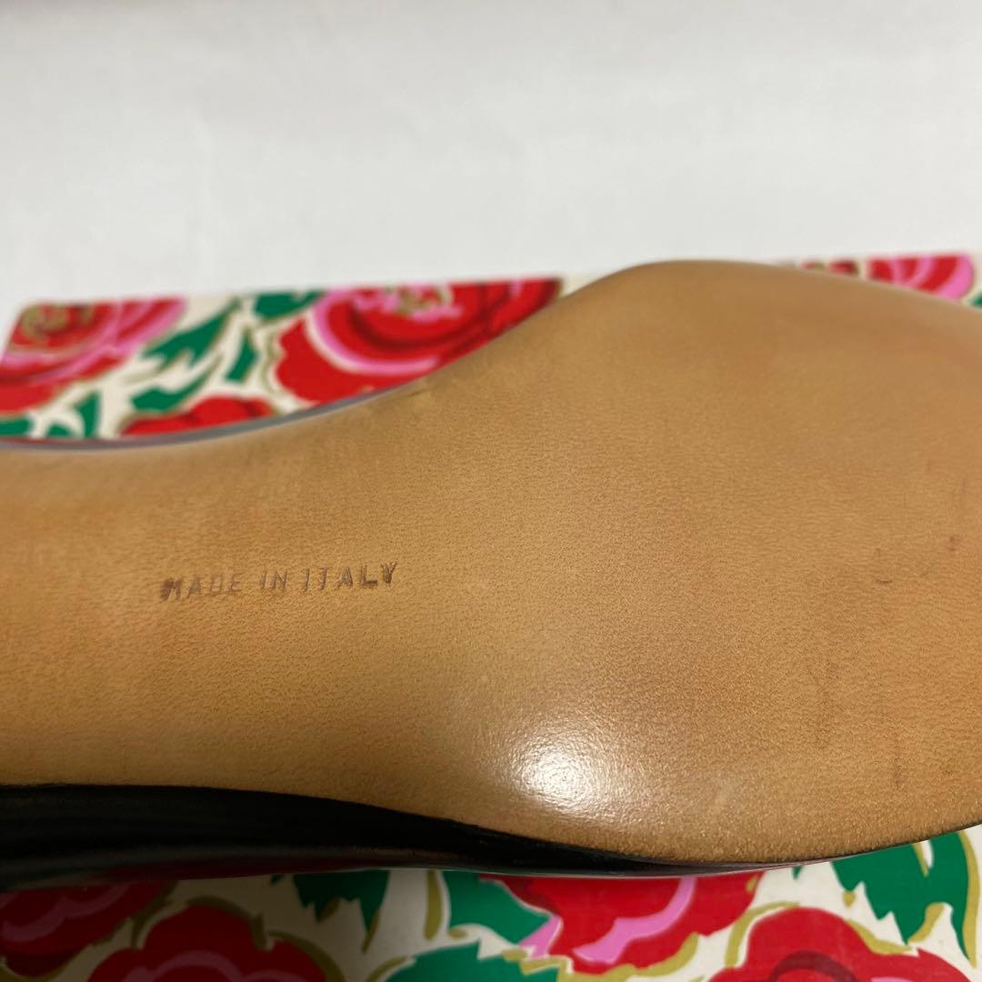 フェラガモ 黒パンプス　約24cm ビンテージ　未使用自宅保管品