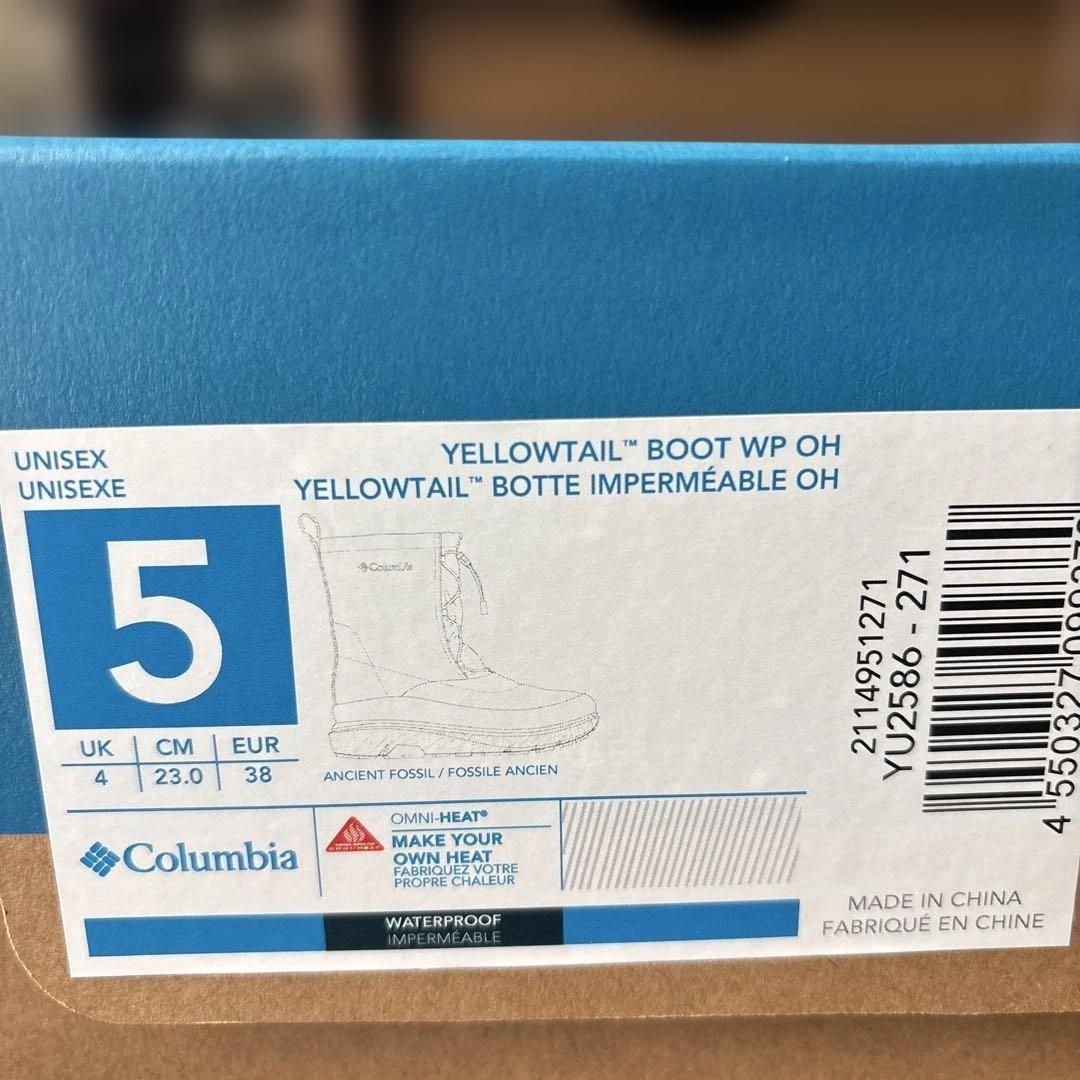 新品　コロンビア　イエローテイル ブーツ ウォータープルーフ オムニヒート