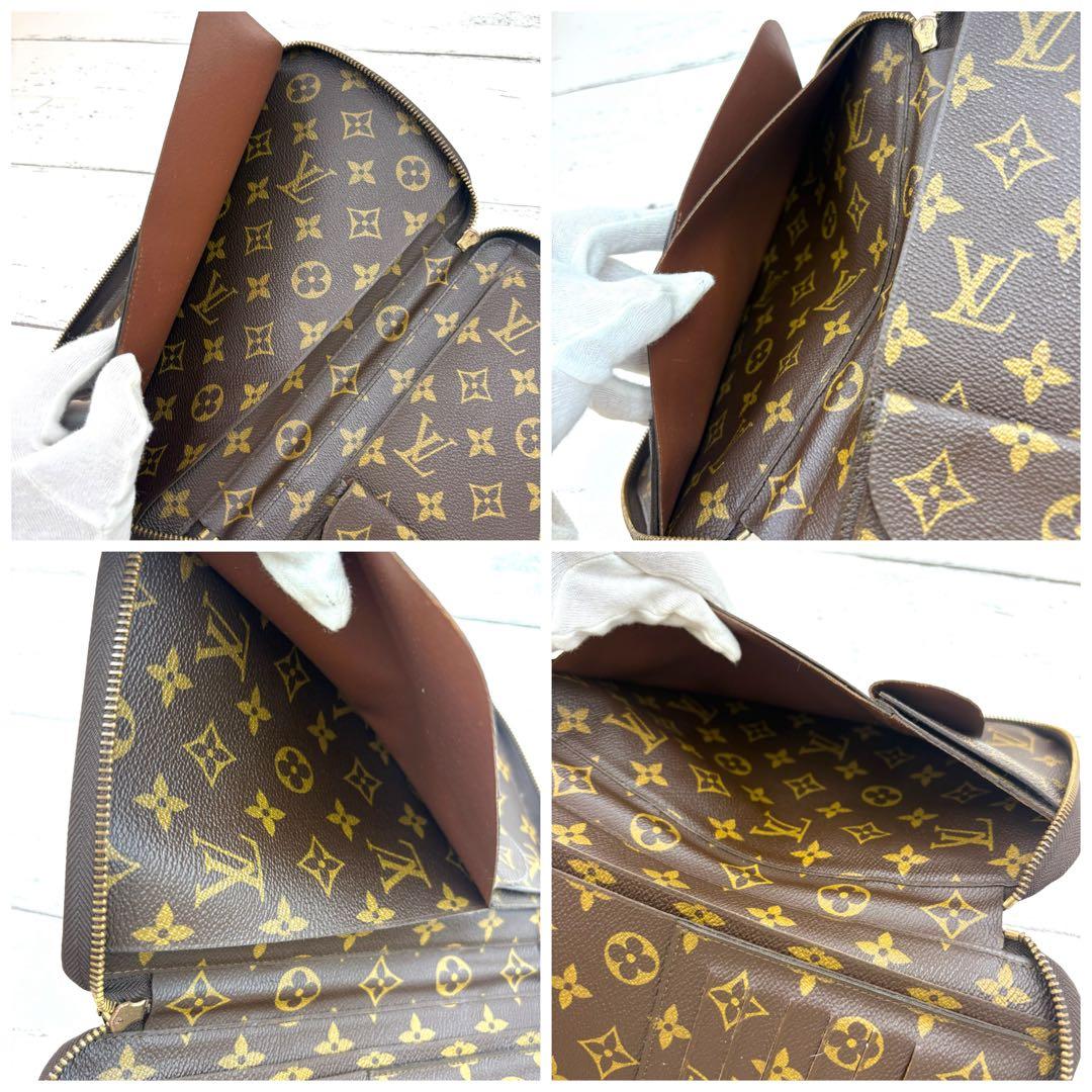 【美品】ルイヴィトン ポッシュ エスカパド モノグラム トラベルケース 長財布