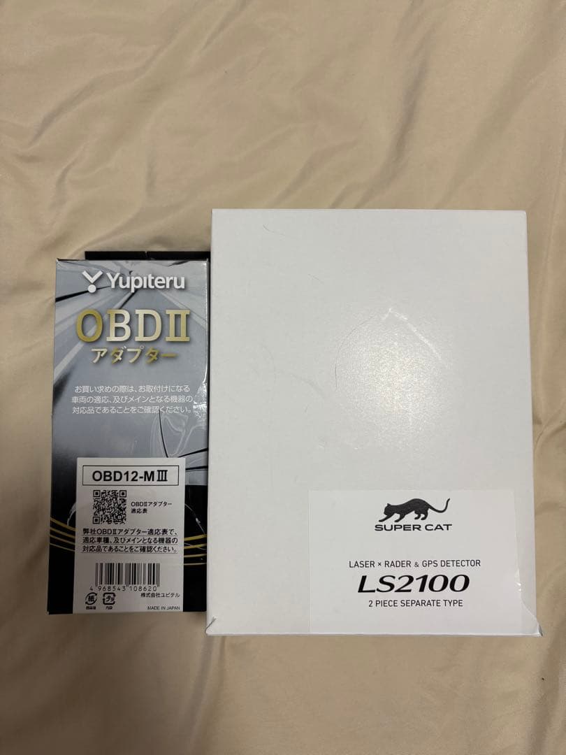 Yupiteru LS2100 レーダー探知機 + OBD12-M III