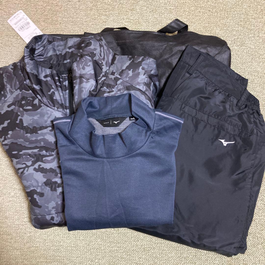 ミズノ　ゴルフウェア　3点セット　未使用　ブレスサーモ