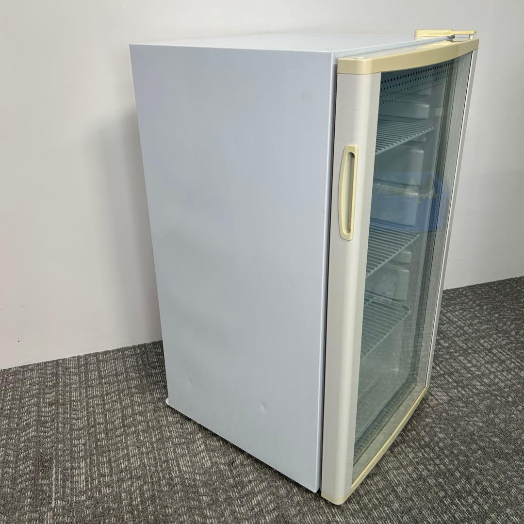 60 業務用 冷蔵ショーケース オフィスコンビニ XW-105 左右開き 小型