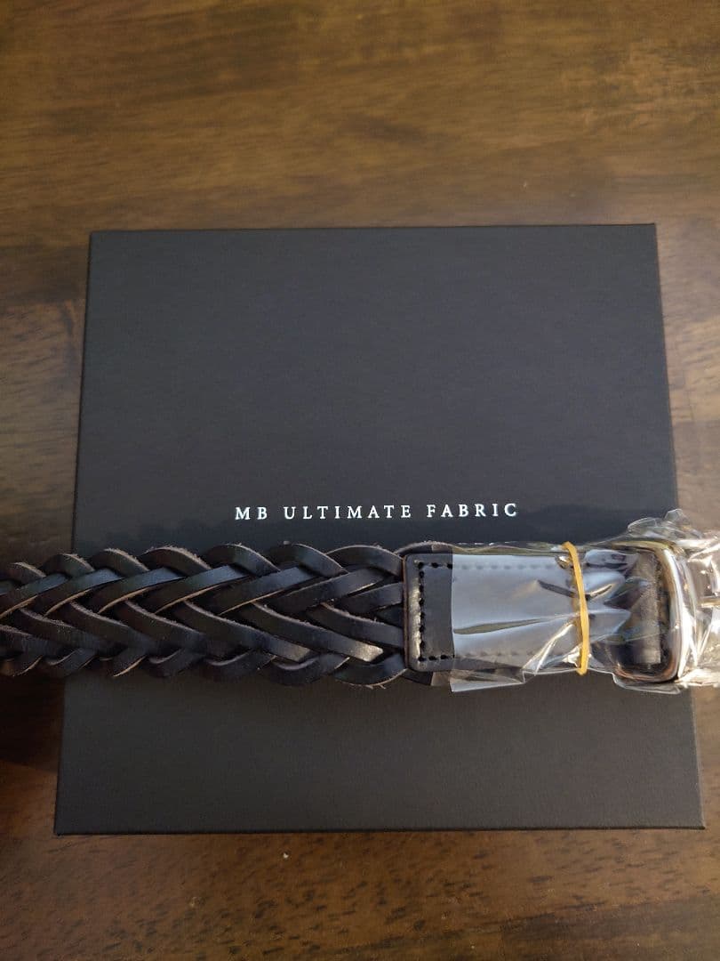 MB ULTIMATE FABRIC レザーメッシュベルト ブラック M