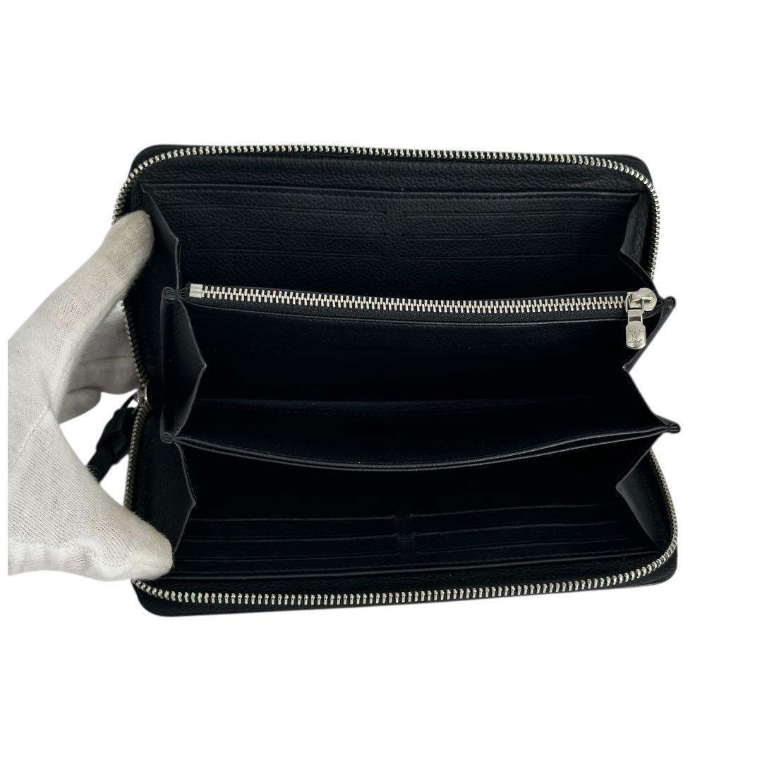 ほぼ未使用級　ルイヴィトン　ジッピーウォレット　ロックミー　ブラック　黒　LV