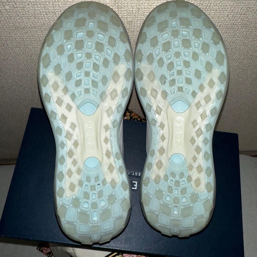 エコーゴルフシューズ　レディース　GOLF LT1 防水レザースパイクレス