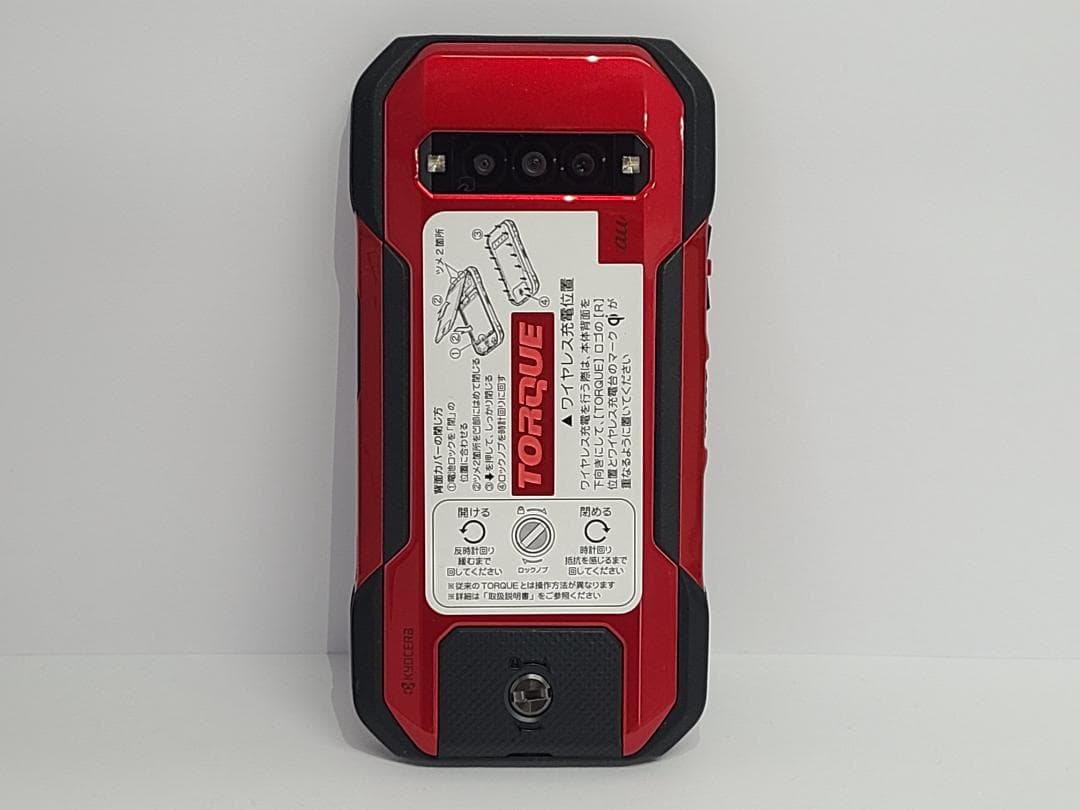【美品】TORQUE G06 au KYG03 レッド SIMフリー 新品同様