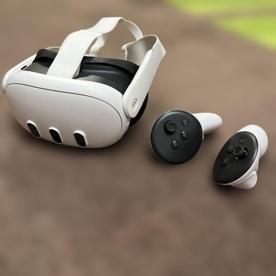  Quest 3 VRヘッドセット コントローラー付き