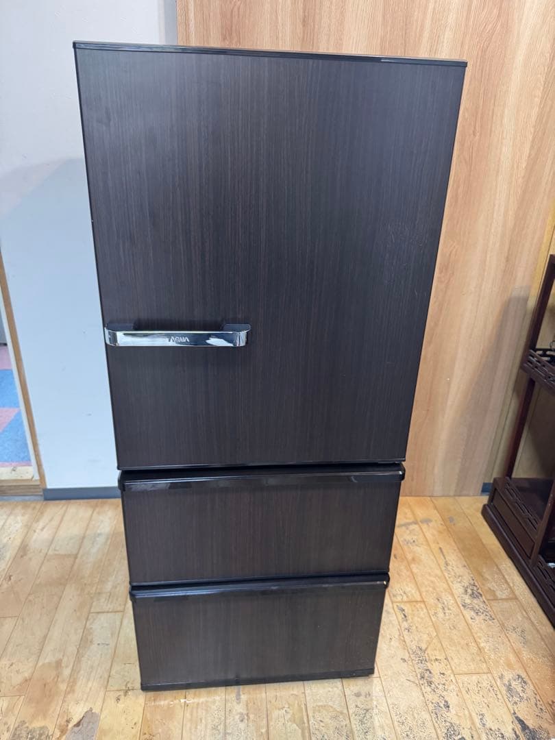ダークブラウン 2ドア冷蔵庫　AQR-SV27K 仙台市配達無料