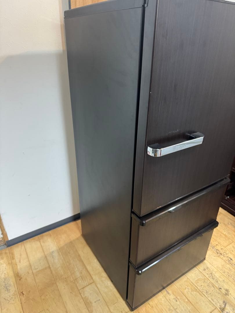 ダークブラウン 2ドア冷蔵庫　AQR-SV27K 仙台市配達無料