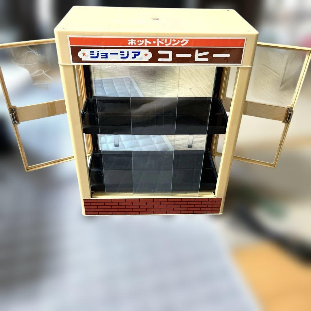 ジョージア　缶ウォーマー　未使用　コーヒー　昭和　レトロ　棚　飾り棚