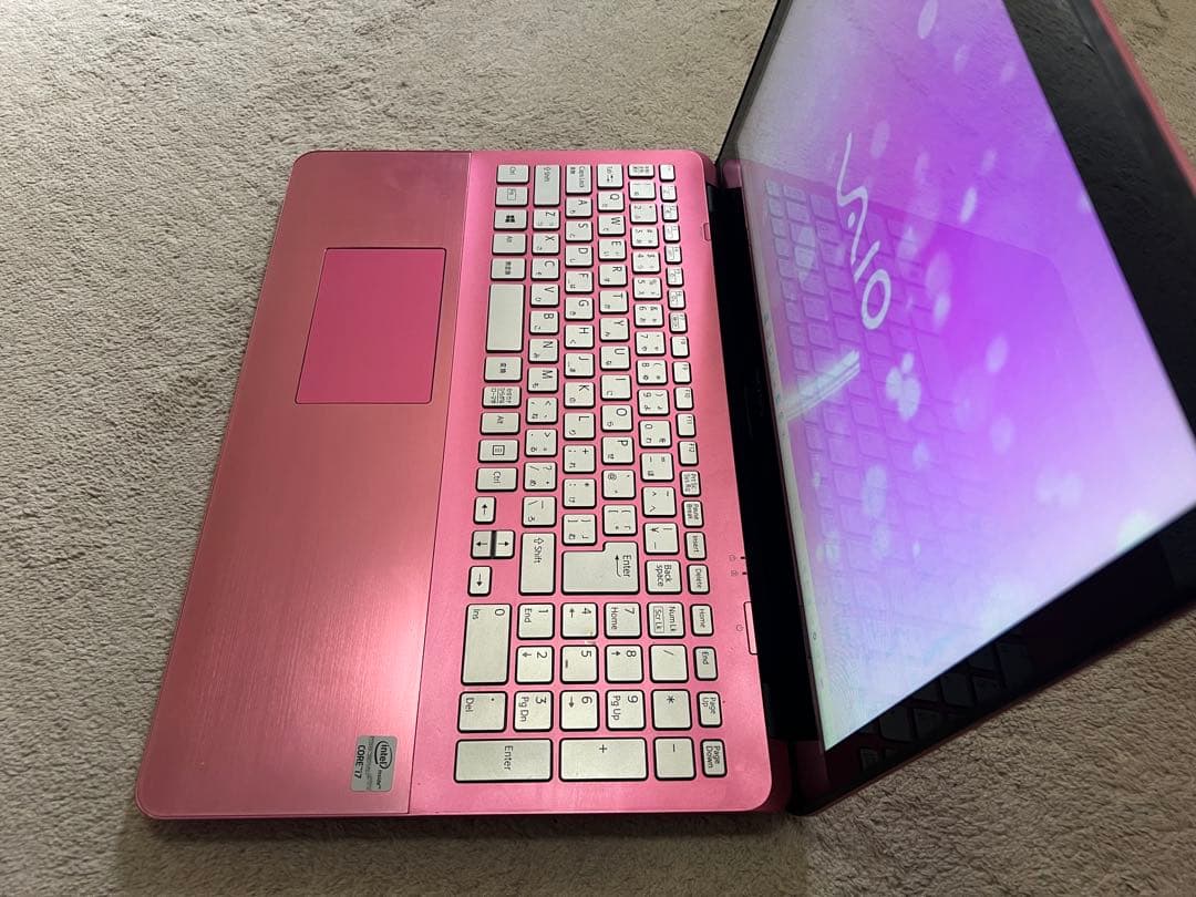 初心者向けノートパソコン VAIO PC ピンク Win11pro Corei7
