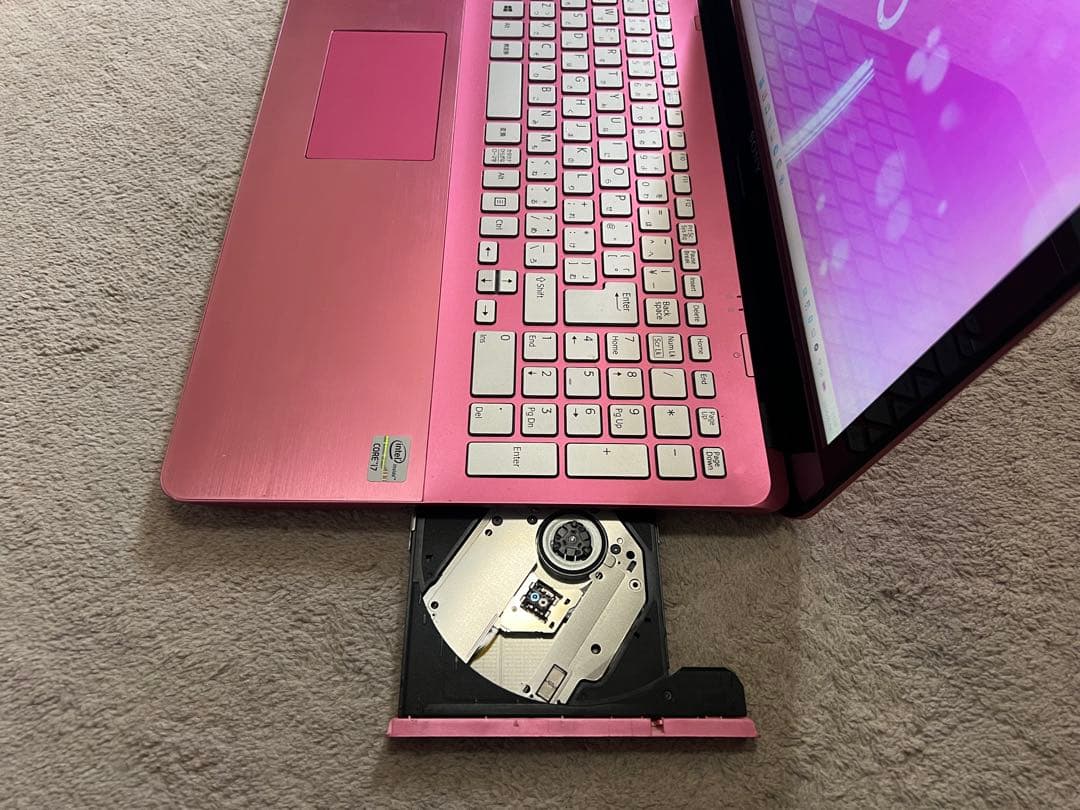 初心者向けノートパソコン VAIO PC ピンク Win11pro Corei7